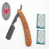 Red Sour Skill Wooden Handle Razor