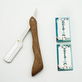 Red Sour Skill Wooden Handle Razor