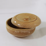 Wood Shaving Mug Cup With Lid