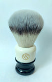 Synthetic fiber shaving brush