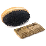 QSHAVE Natural Boar Bristle Beard Shaving Brush