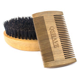 QSHAVE Natural Boar Bristle Beard Shaving Brush