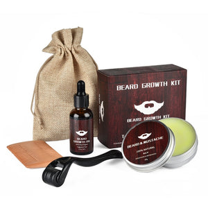 4pcs set Beard Growth Kit