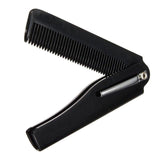 Foldable beard moustache comb